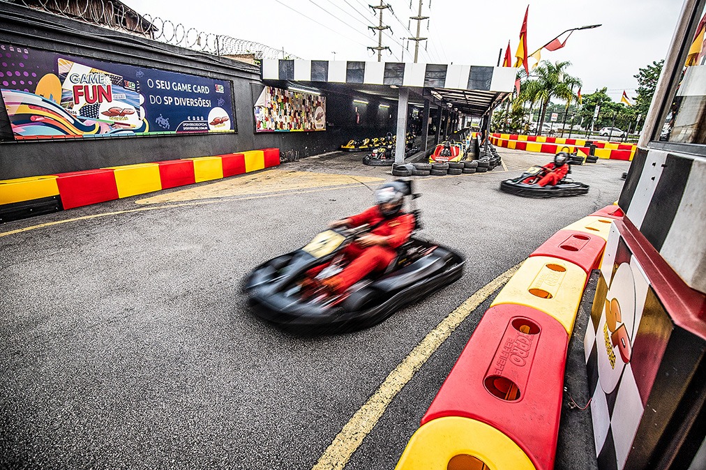 Pista de Kart em São Paulo - É no parque SP Diversões