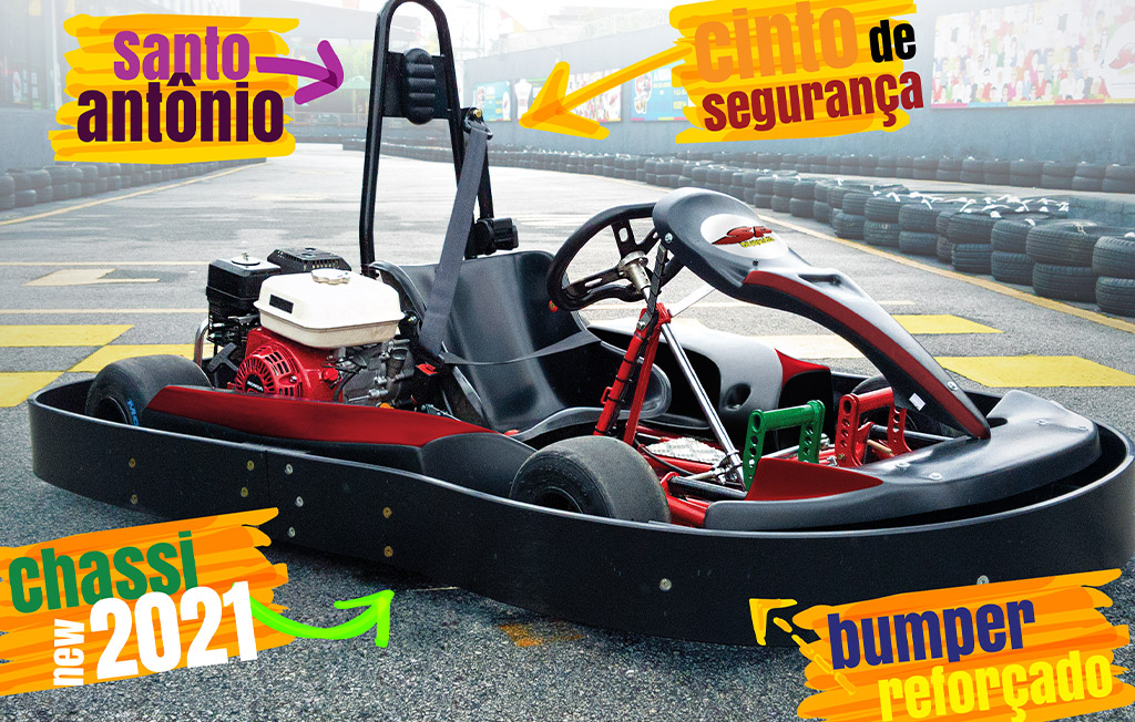 Pista de Kart em São Paulo - É no parque SP Diversões