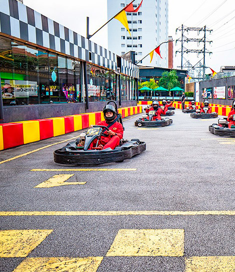 Pista de Kart em São Paulo - É no parque SP Diversões