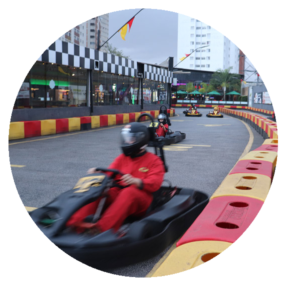 Pista de Kart em São Paulo - É no parque SP Diversões